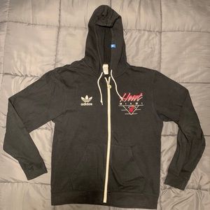 Adidas Miami Heat Zip Up Hoodie